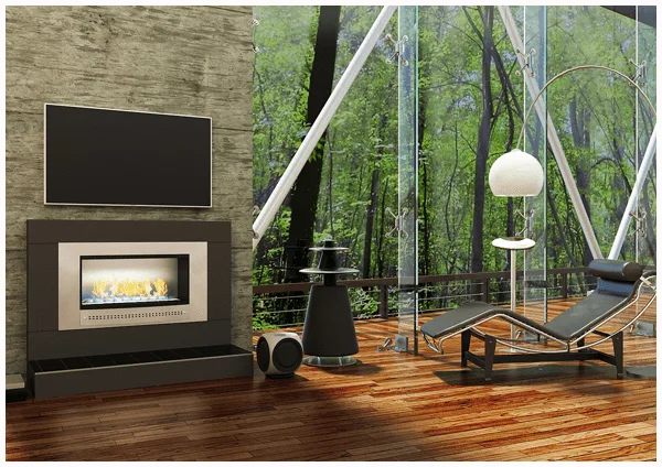Classic Gas Fireplace Installed