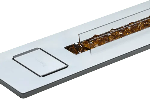 Flameline Drop in gas Fireplace Gold