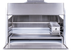 use non abrasive Stainless steel polish similar to Hydro Force to keep your Braai fires burning beautifully