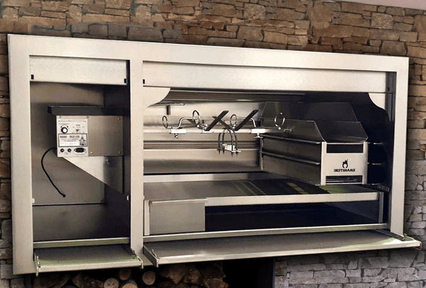 Stainless steel Built in Spit Braai