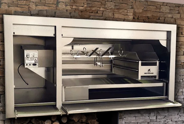 Stainless steel Built in Spit Braai