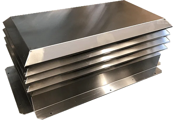 1000 x 500 Stainless steel Turbo Cowl