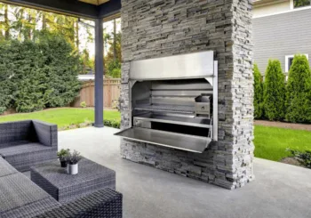 Built in Braai installed