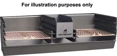 2 x Half Grids - Fire Box in the Middle - M/s