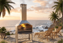 1200 Freestanding Patio Braai - 316 Stainless Steel